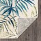 World Rug Gallery Floral Leaves Indoor/Outdoor Area Rug 5'x7' Gray Area Rug 5552MULTI5X7 - alternate 6